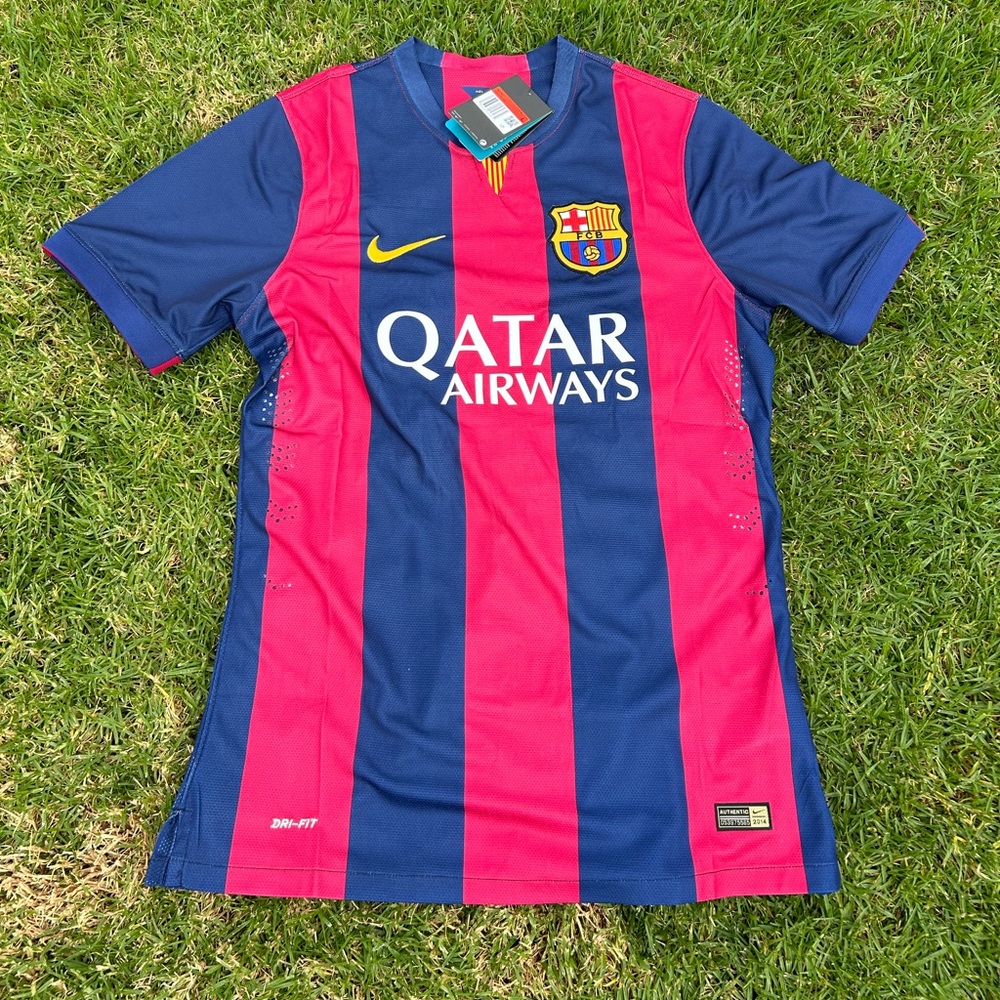 14/15 Barcelona Home Jersey (Large)